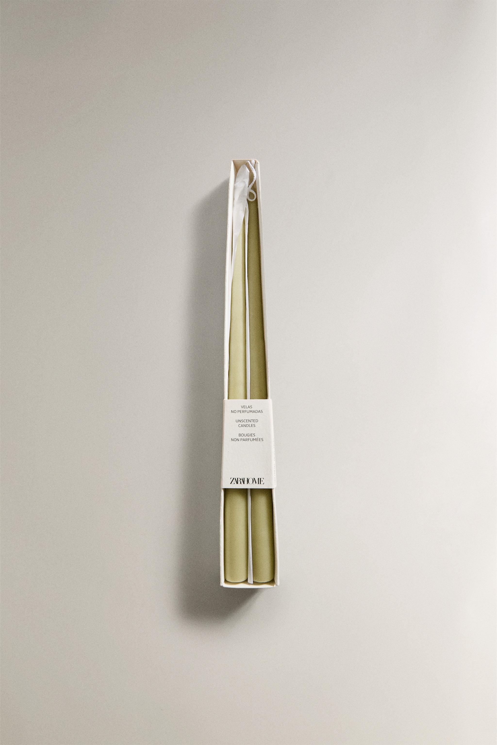 BOUGIE DÉCORATIVE ALLONGÉE MATE